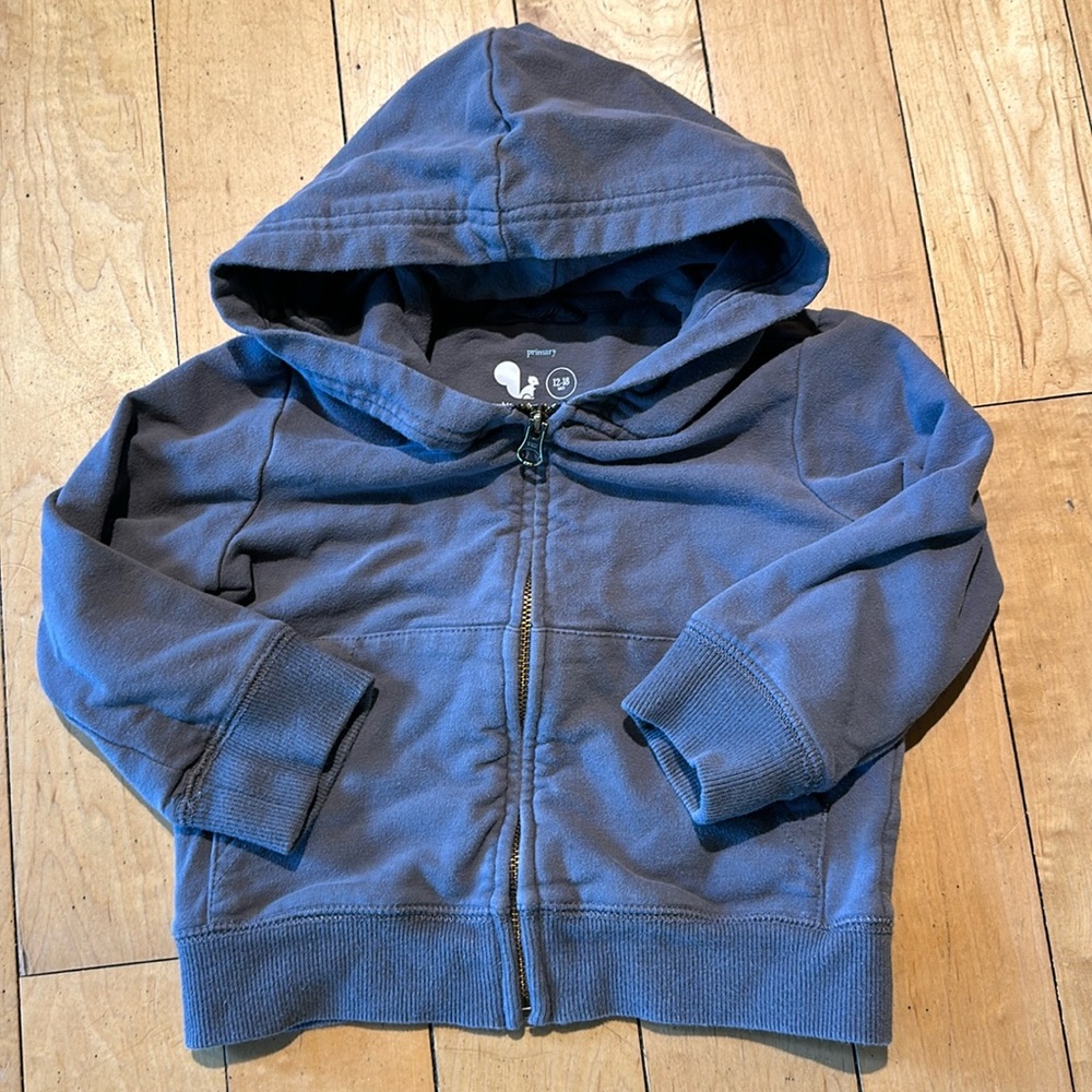 Primary Baby Zip Hoodie - 12-18M